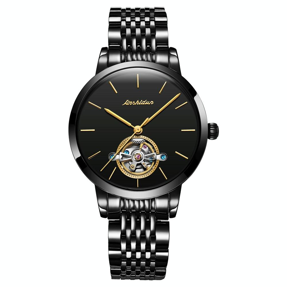 NNEDSZ Waterproof Automatic Mechanical Watch For Women With Simple Hollow Design