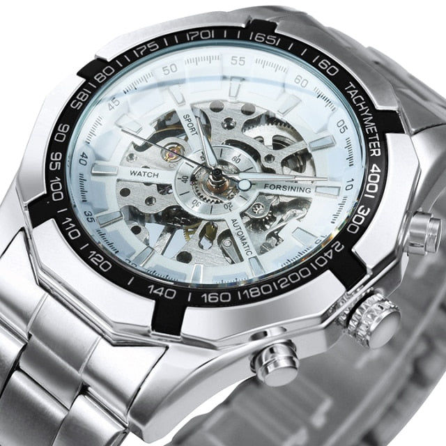 Watch Men Skeleton Automatic Mechanical Watch Gold Skeleton Vintage Man Watch Mens Watches
